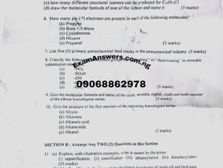 Ijmb Chemistry Paper II Organic